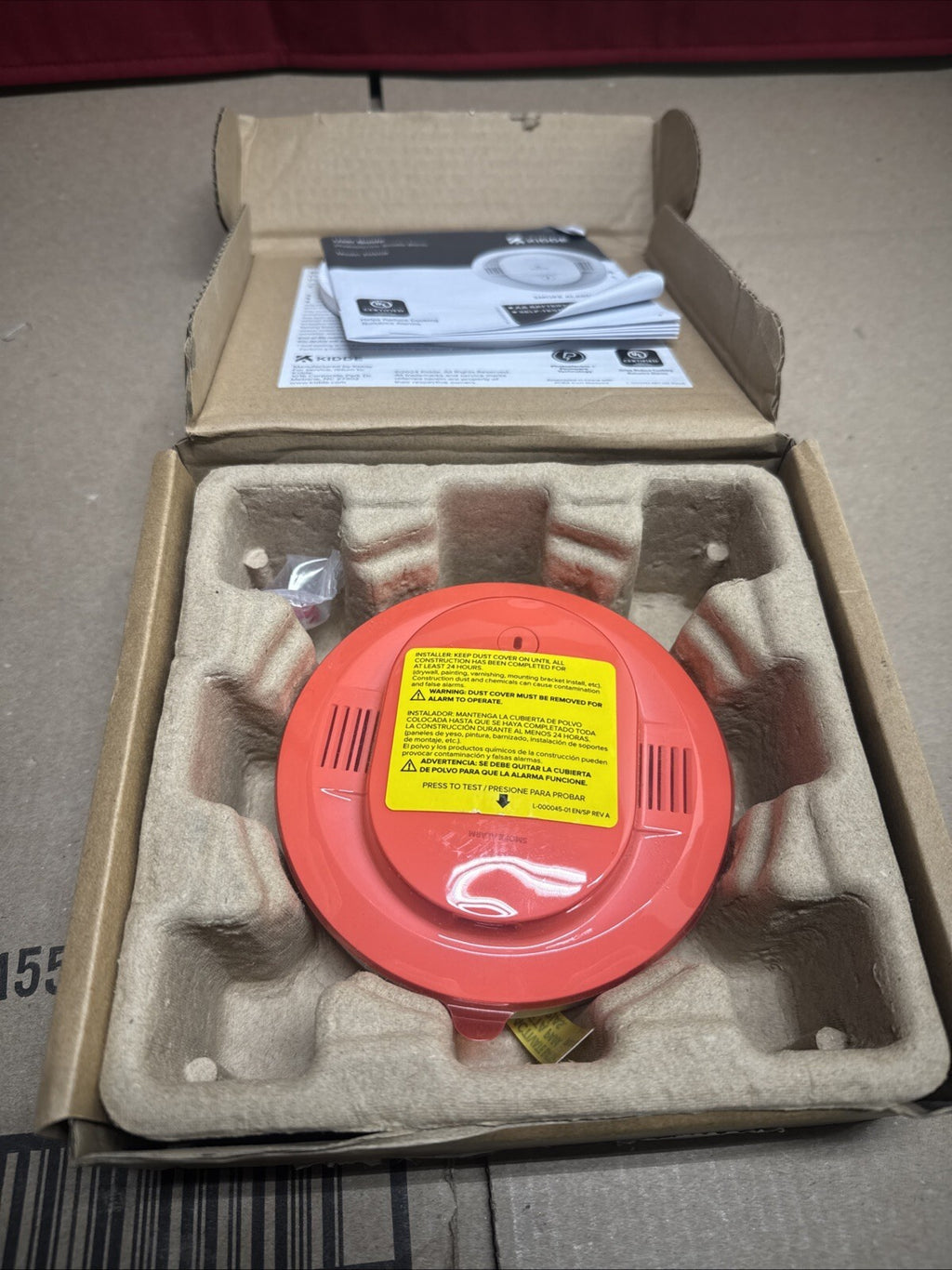 KIDDE 20SDR Photoelectric Smoke Alarm AA Battery Powered LED Warning!