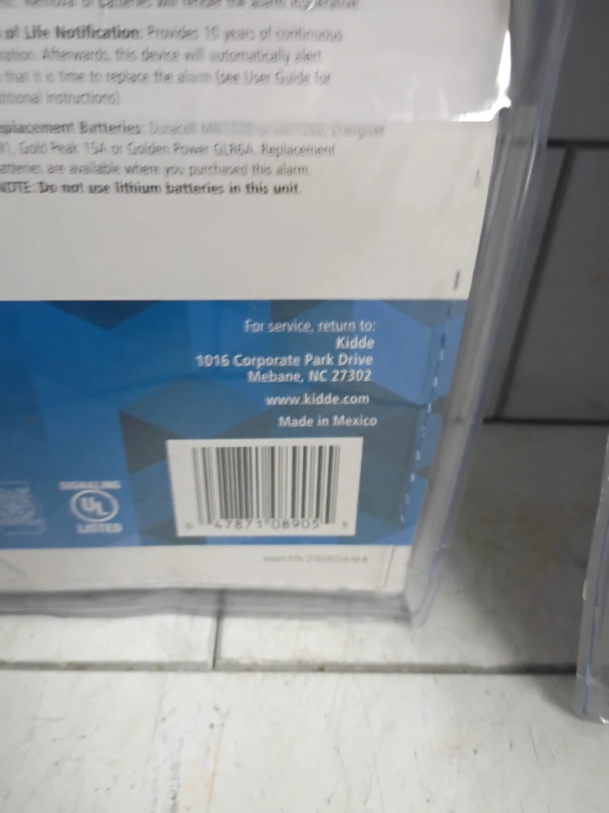 2pk. Kidde Firex Carbon Monoxide Detector, Battery Operated, CO Detector New