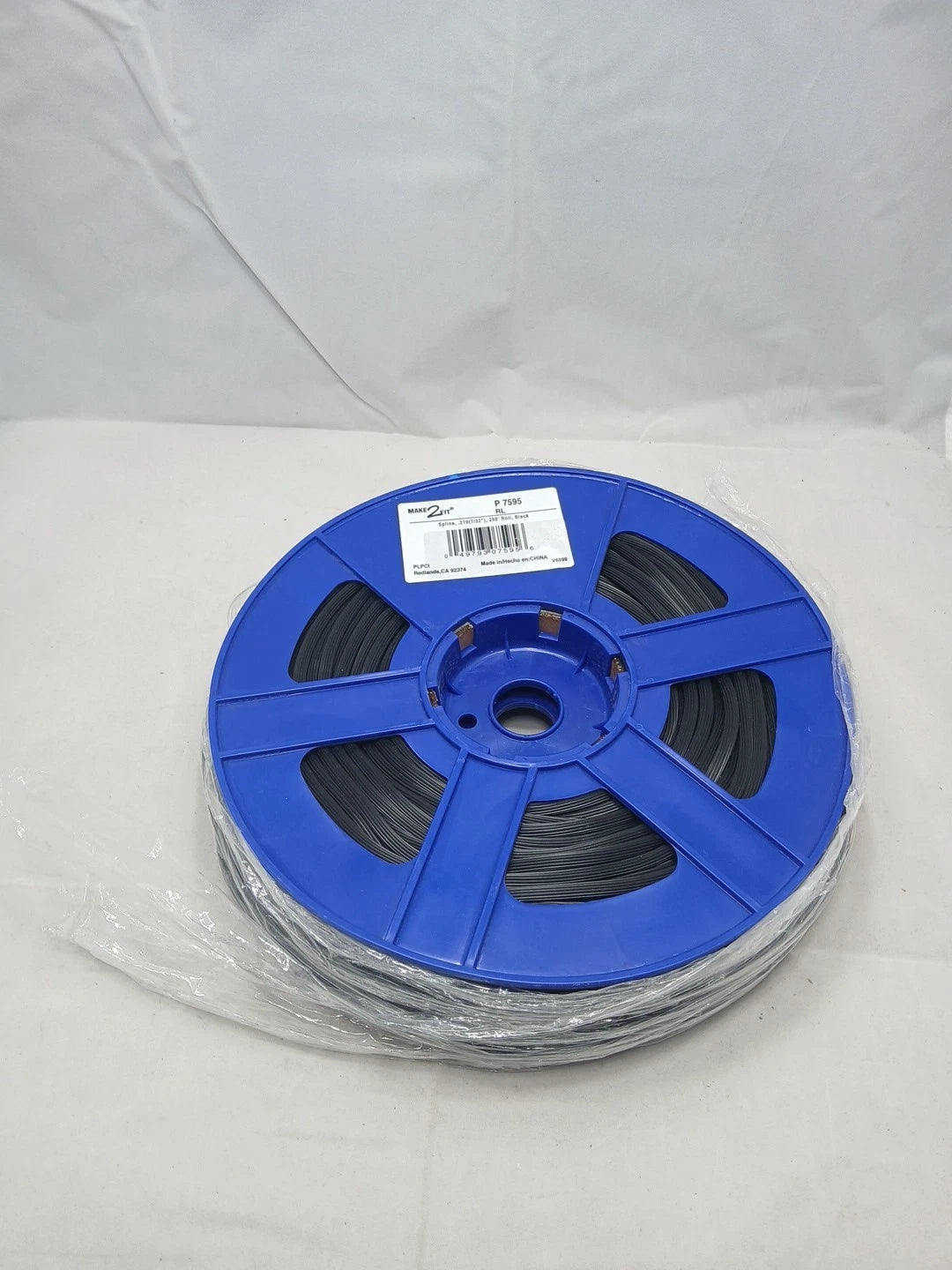 Prime Line P 7595, 250', .210, 7/32", Black, Screen Spline