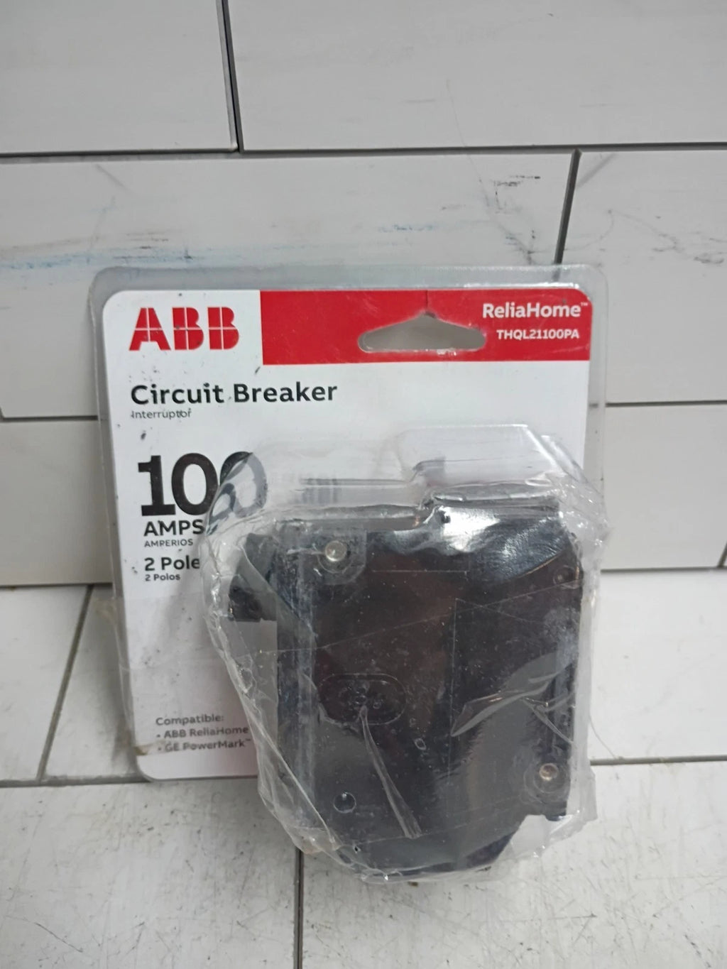 ABB 100 Amps 2-Pole Circuit Breaker THQL21100PA OPEN BOX