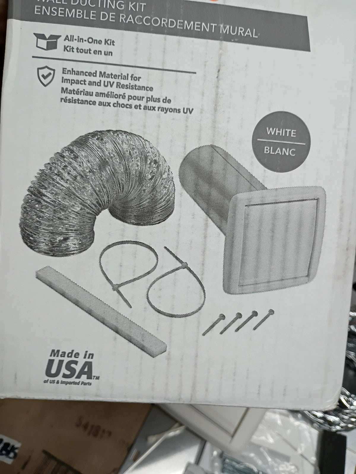 2PK Broan NuTone WVK2A Flexible Ducting Kit for Ventilation Fans Exhaust Fans,OB