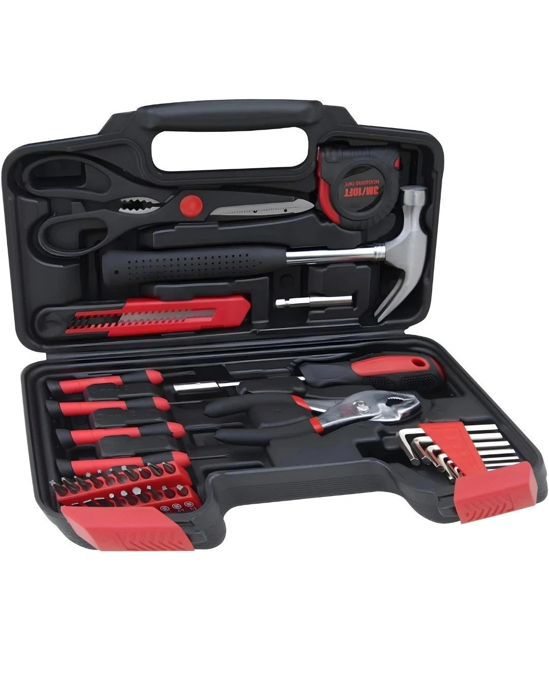 39-Piece Household Tools Kit - Comprehensive and Essential Repair Set. NEW