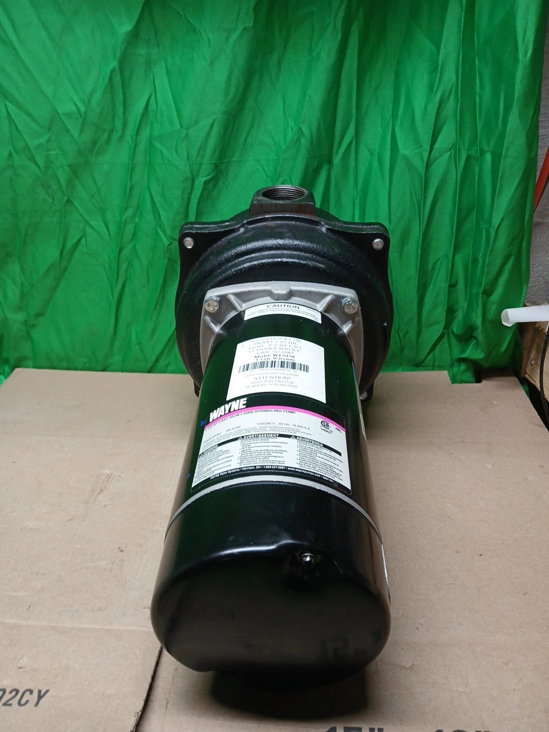 Wayne 1-1/2 HP Cast Iron Quick-Prime Lawn-Sprinkler Pump-.