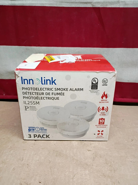 3PK Innolink IL25SM Smoke Alarm OB