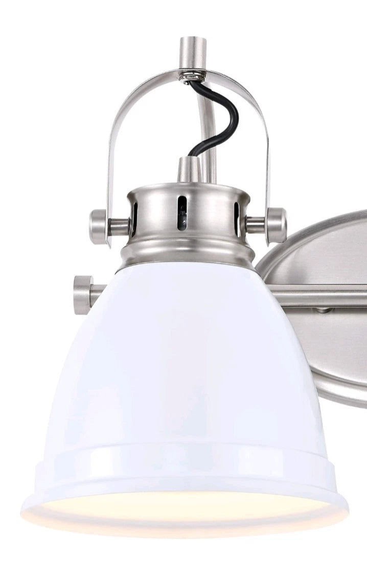 JONATHAN Y Lighting JYL1115 Phineas 2 Light 16"W LED Vanity Light - White OB
