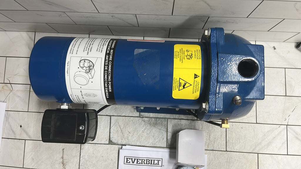 Everbilt HDCWJ10 1 HP 115/230V Professional Convertible Jet Pump 30/50 PARTSONLY