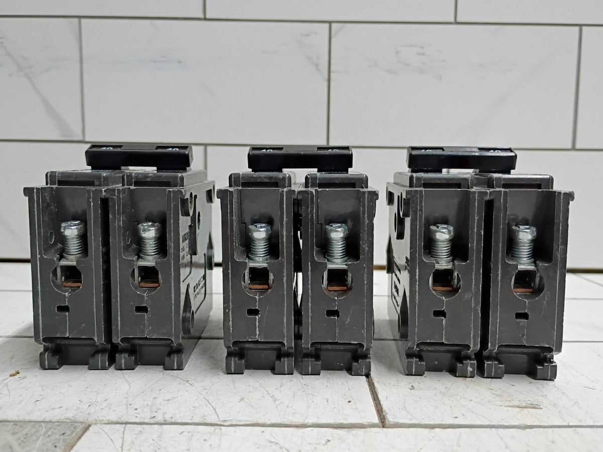 (3 Pack) Eaton BR240, 40 Amp Circuit Breaker Plug-In - 40 Amp - 2 Pole - 240v OB