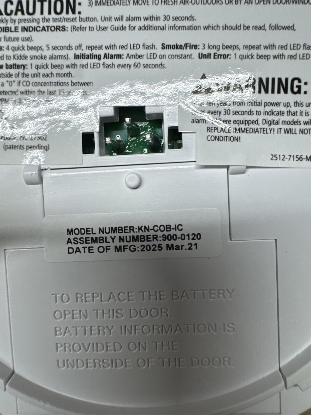 2 Pack Kidde Firex Hardwired Carbon Monoxide Detector w/LED, 9V Backup Battery