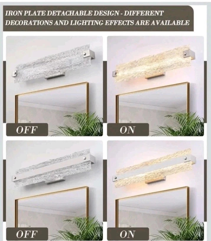 Osimir Brushed Nickel LED Bathroom Vanity Light, 24.4 Inch 15W Modern Open Box