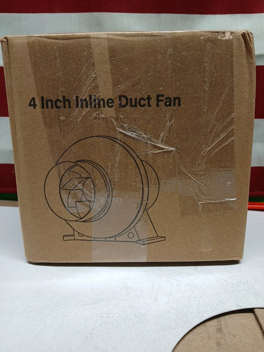 iPower 4" 195 CFM Inline Circulation Blower, 4" Air...