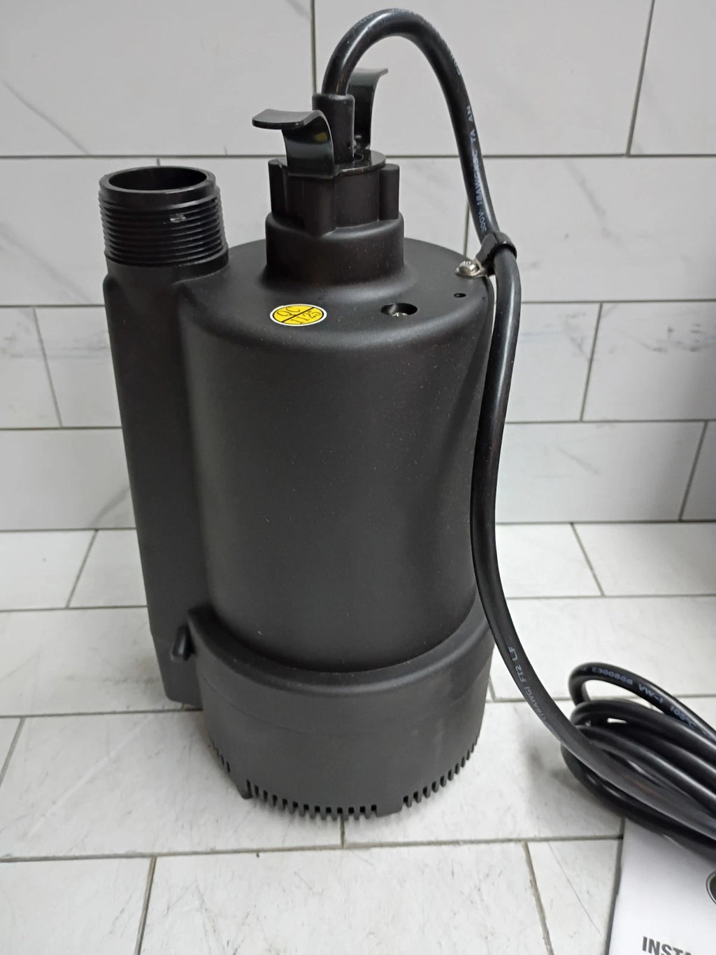 Superior 1/3 HP Submersible Thermoplastic Utility Pump NEW OPEN BOX