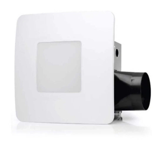ReVent Bathroom Ceiling Exhaust Fan 150-CFM 120V Adjustable LED Lighting White