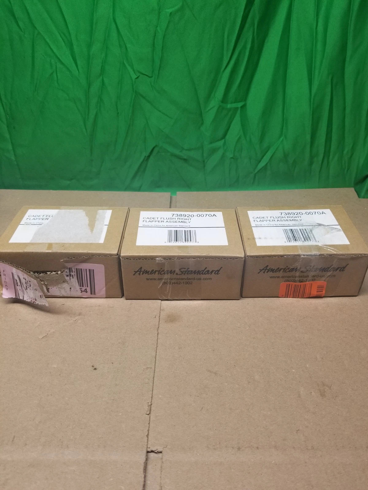 3 Pack American Standard 738920-0070A 3-Inch Flapper Assembly NEW