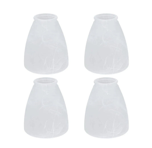 Aspen Creative 23062-4 Alabaster Transitional Style Replacement Glass Shade, ...