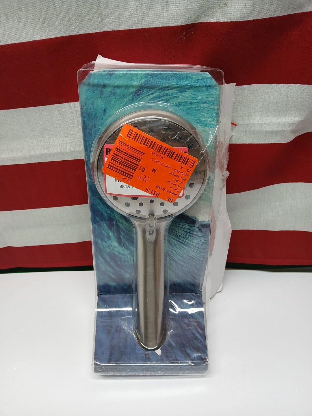KOHLER “Claro” Multifunction Wall Mount Handheld Shower Head Brushed Nickel.