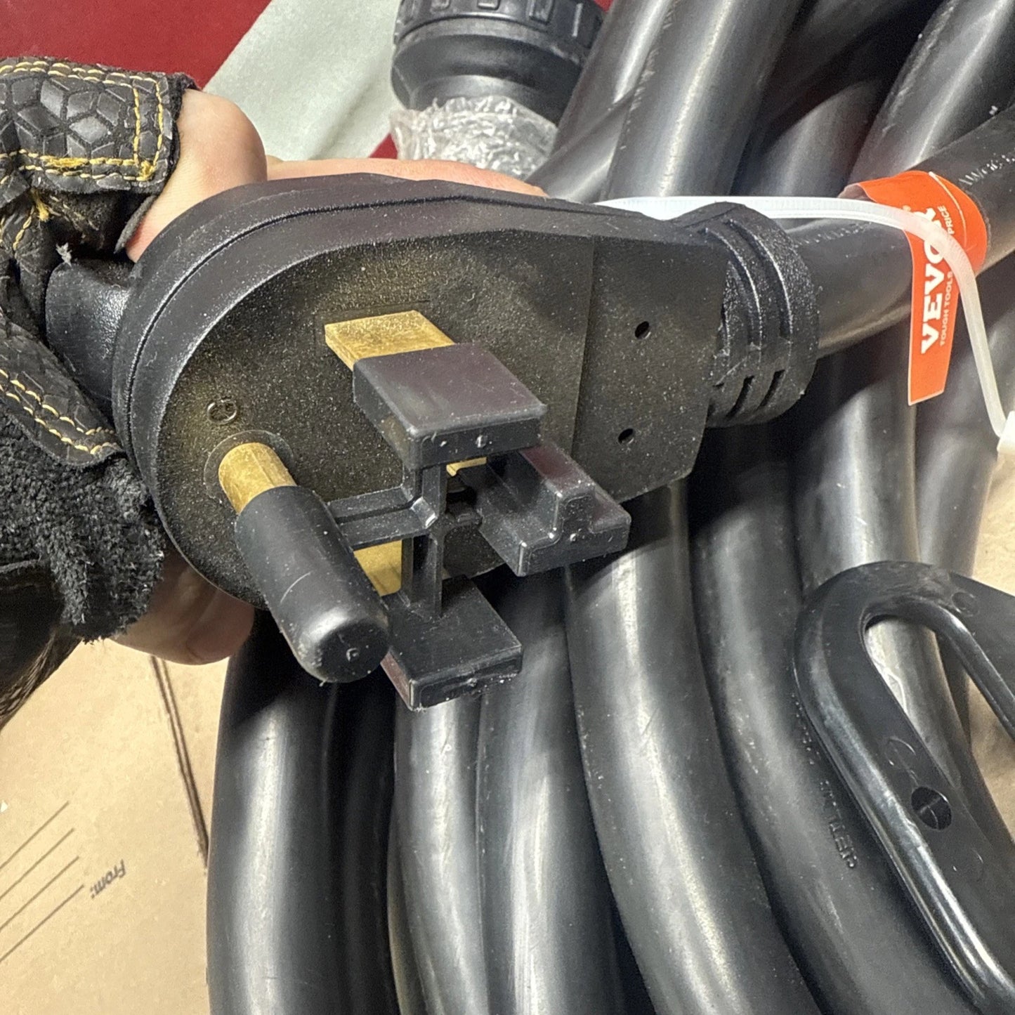 VEVOR 75FT 50A 125/250V 14-50P to CS6364 Locking Generator Cord