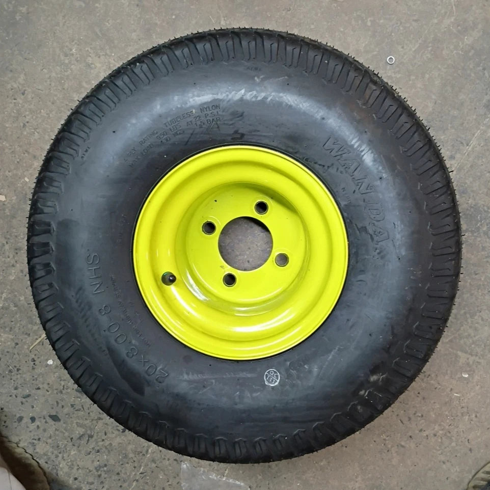 Rear Wheel Tire for Ryobi RYRM8060 T42Li 80V New Riding Lawn Rear Wheel