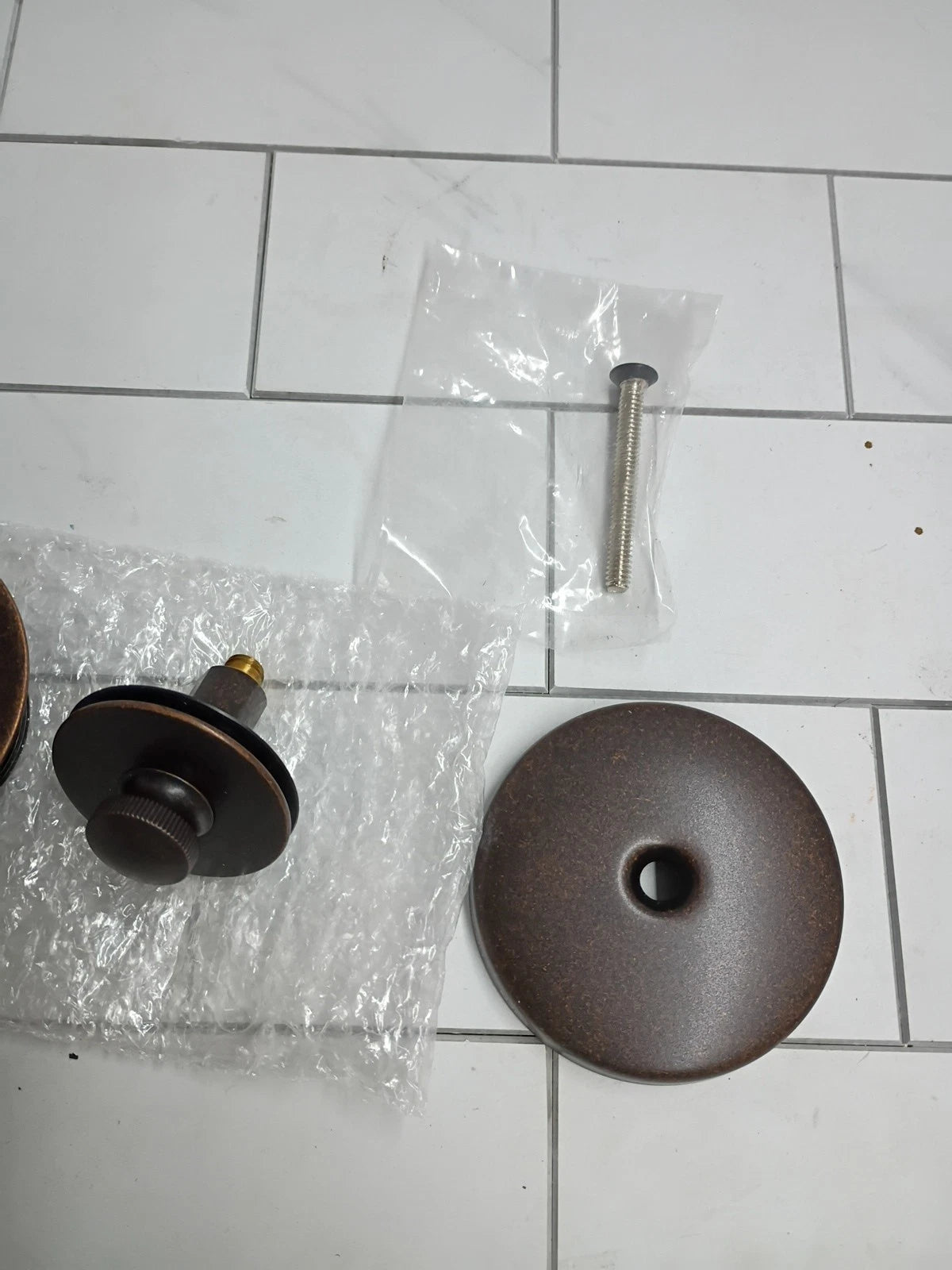 Moen T90331ORB 1-1/2" Threaded Tub Drain Kit Oil Rubbed Bronze New Open Box