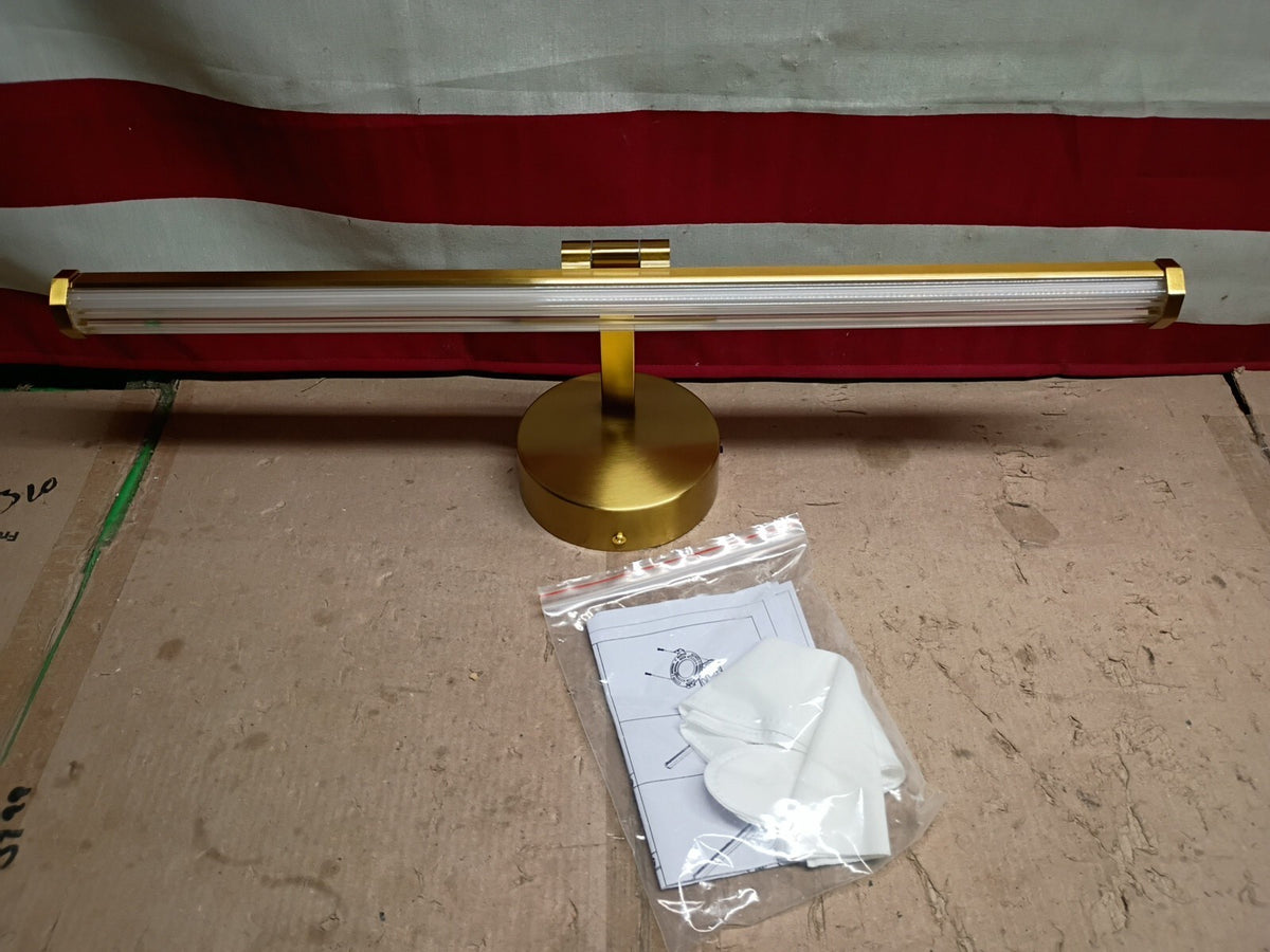 Kaisite 8037ML-18BK-US LED Modern Vanity Light Brushed Gold 18W 22", Open Box,
