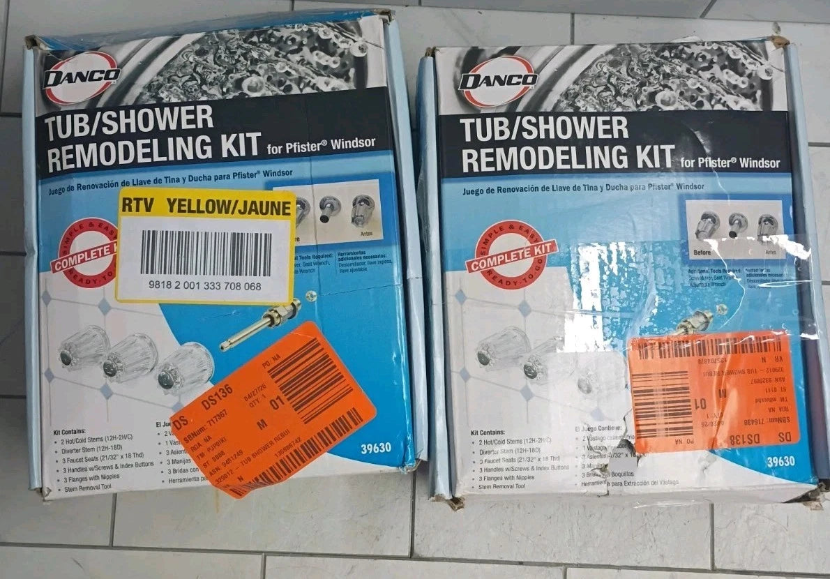 2pk Danco 39630 Tub Shower Rebuild Kit For Pfister.. OPEN BOX Complete Set