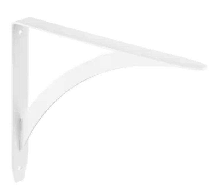 10-PACK Everbilt 10" White Cove Arch Decorative Shelf Brackets NEW