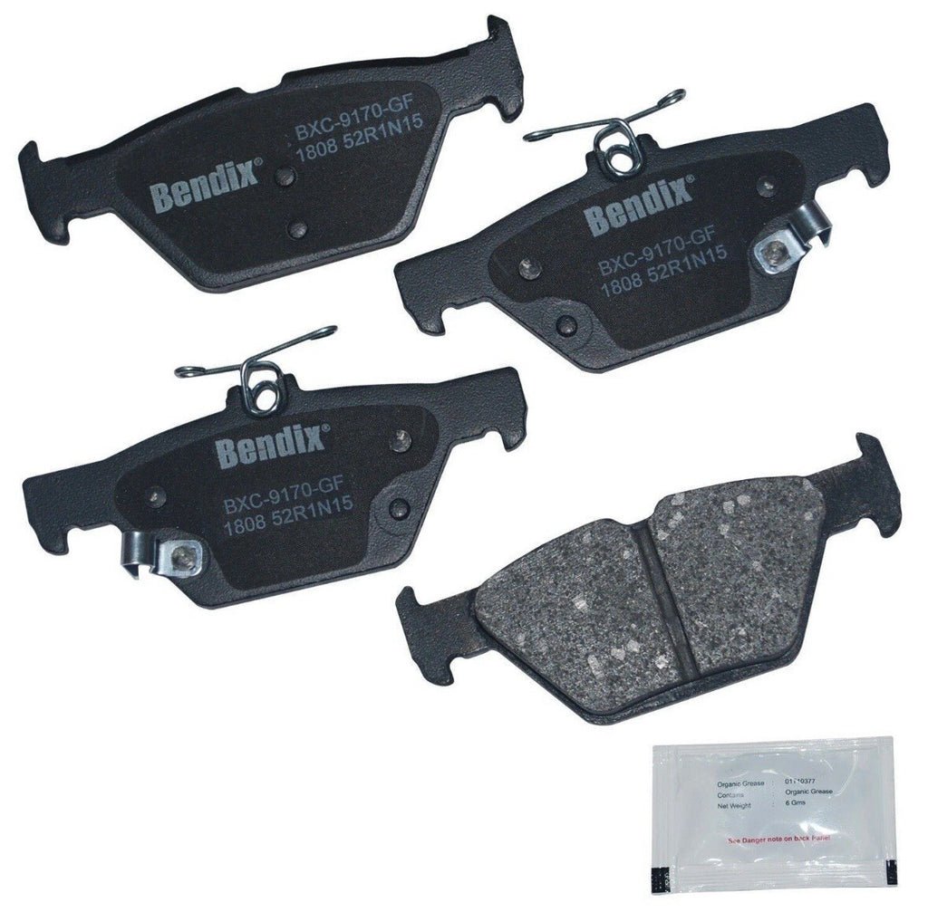 Ultra Premium Disc Brake Pad Set- Priority One Ceramic BPR Rear Bendix CFC1808