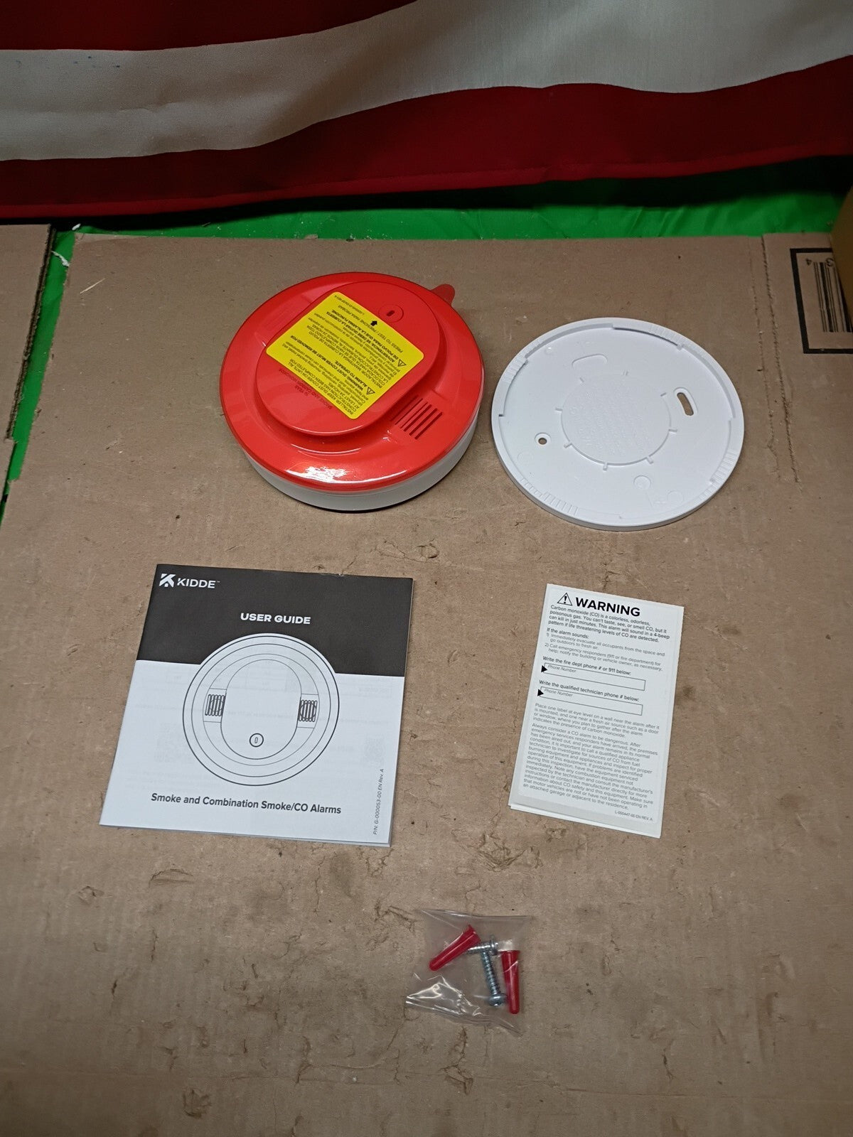 Kidde Smoke and CO Detector, 10-Year Battery, LED Warning Indicators 30CUD10,