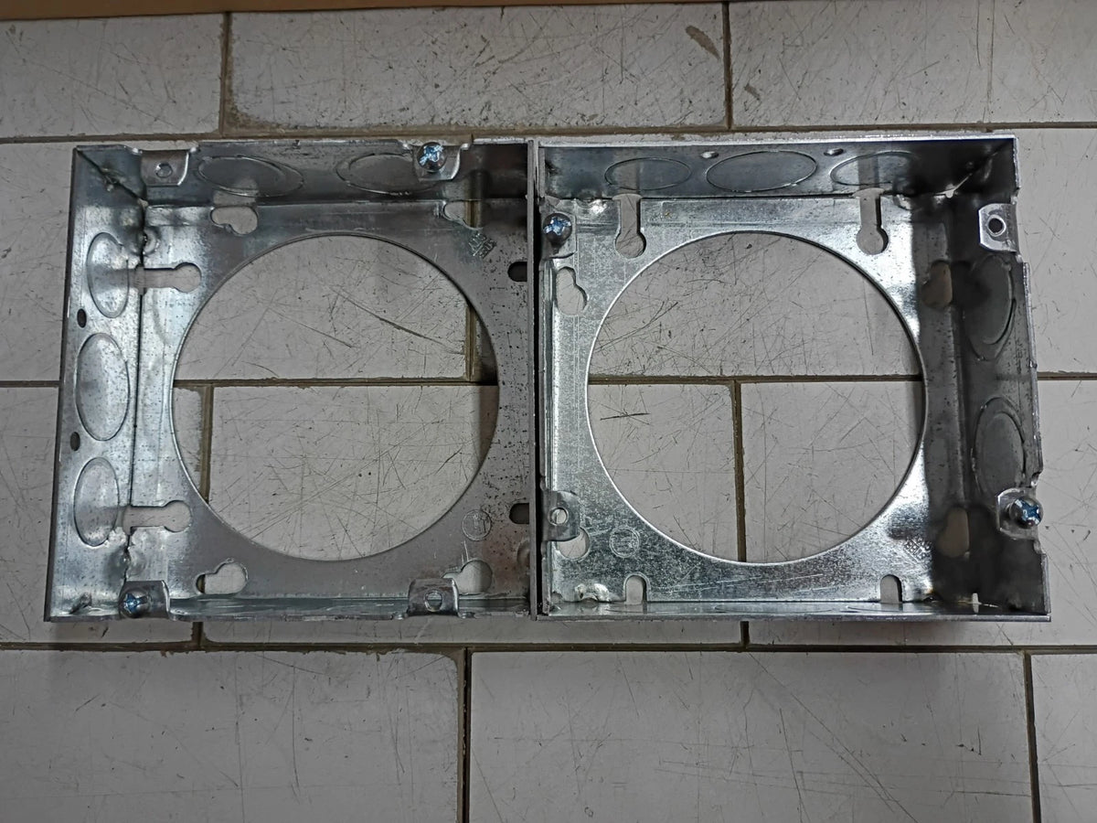 (20 Pack) Steel City 73151 1/2in x 3/4in Square Electrical Box Extension Ring OB