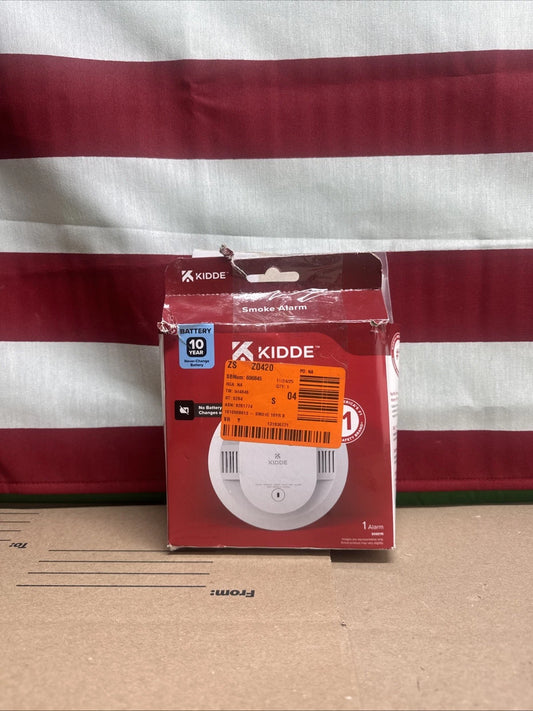 Kidde 10Yr Battery Smoke Detector W/LED Warning Light 1pk-Mdl:20SD10