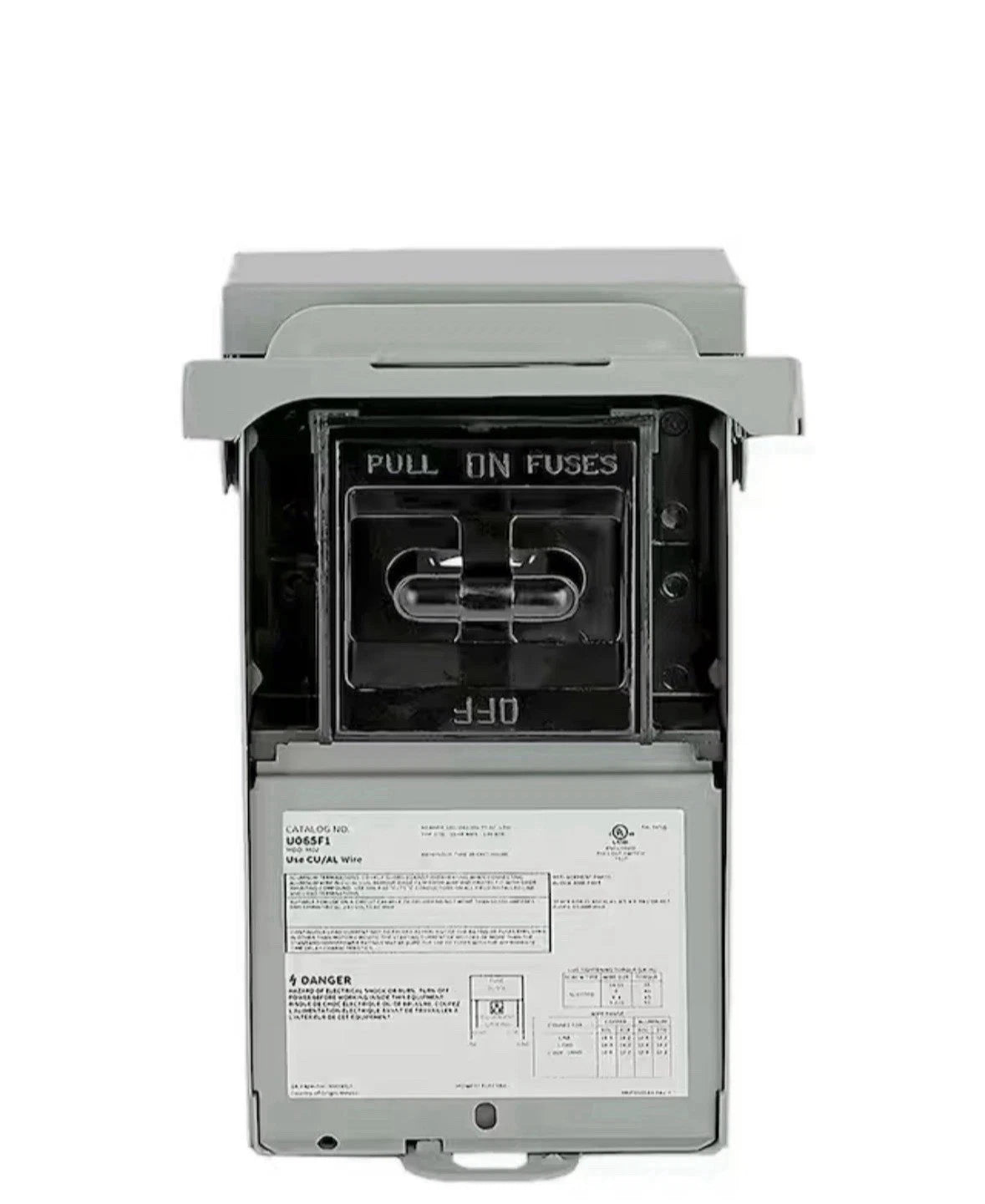 Midwest Electric 60 Amp 240V Fused AC Disconnect U065F1P