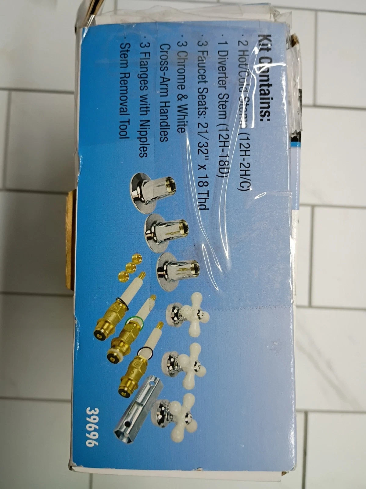 Danco 39696 Tub/Shower Remodel Kit for Pfister - Porcelain Cross Arm - New (ob)