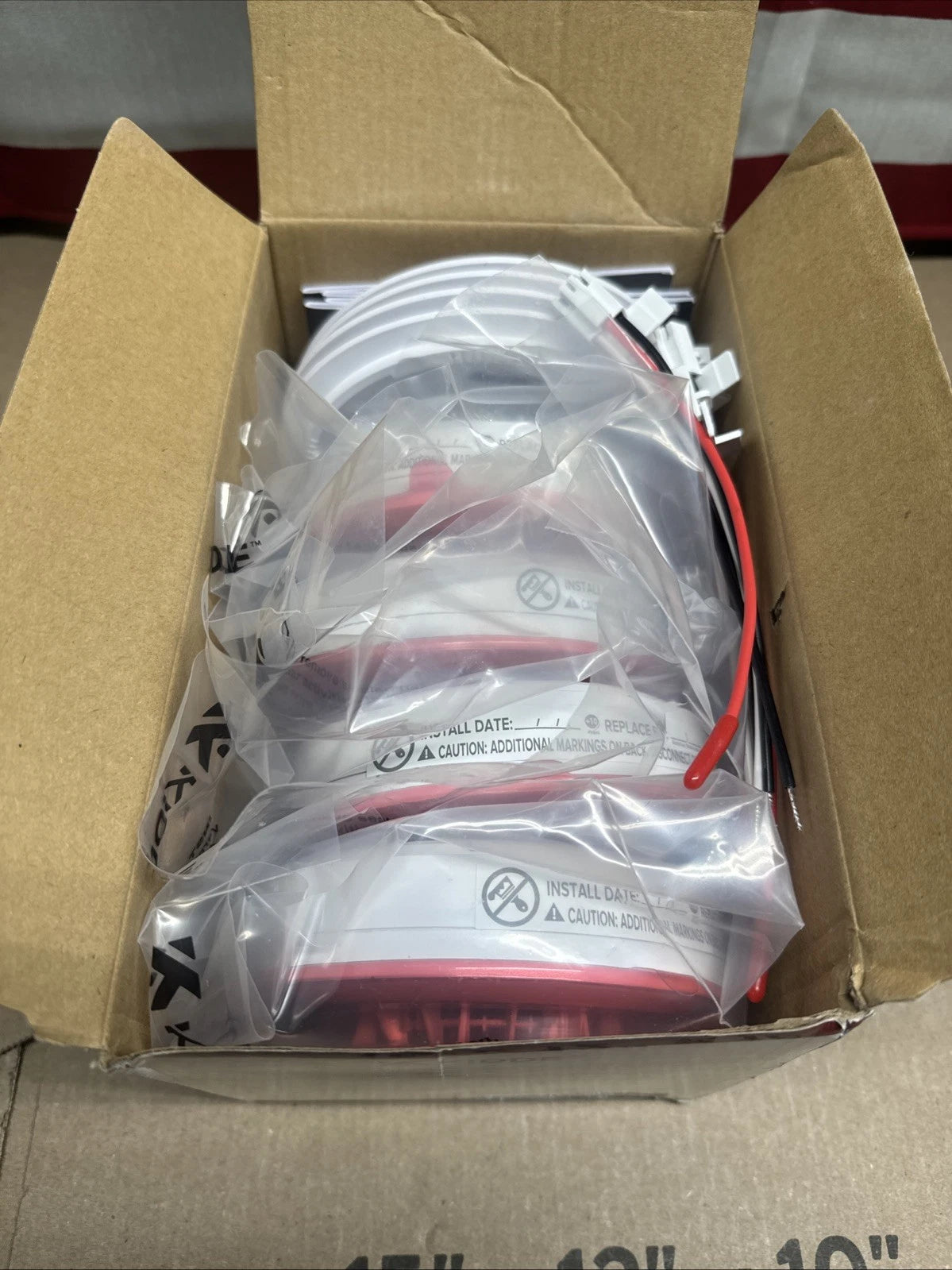 Kidde Smoke Alarm Model 20SA10 Hard Wired Detector 10 Year battery 4 Pack