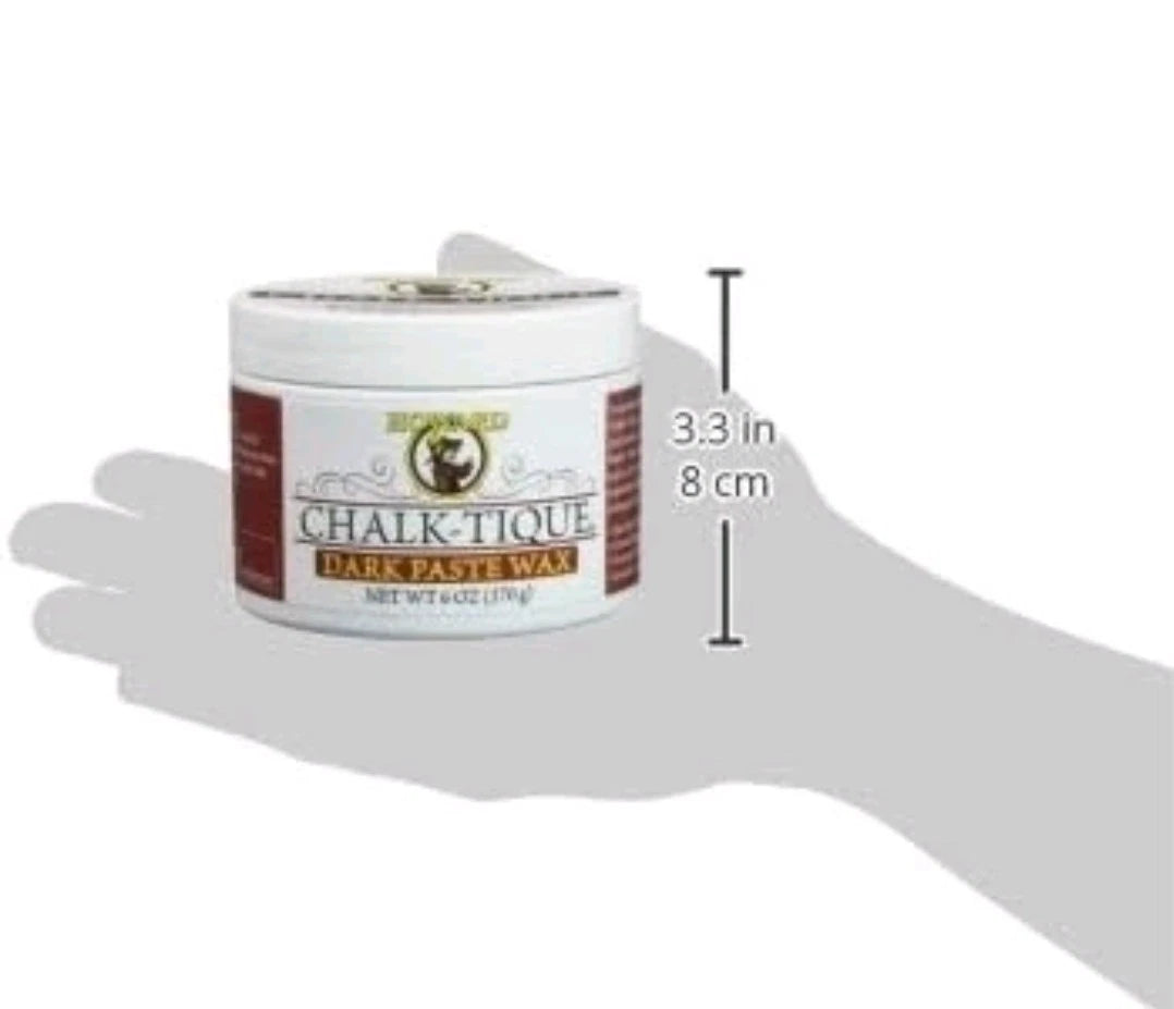 2pck Howard Products Chalk-Tique Dark Paste Wax for Wood - 6 Ounce