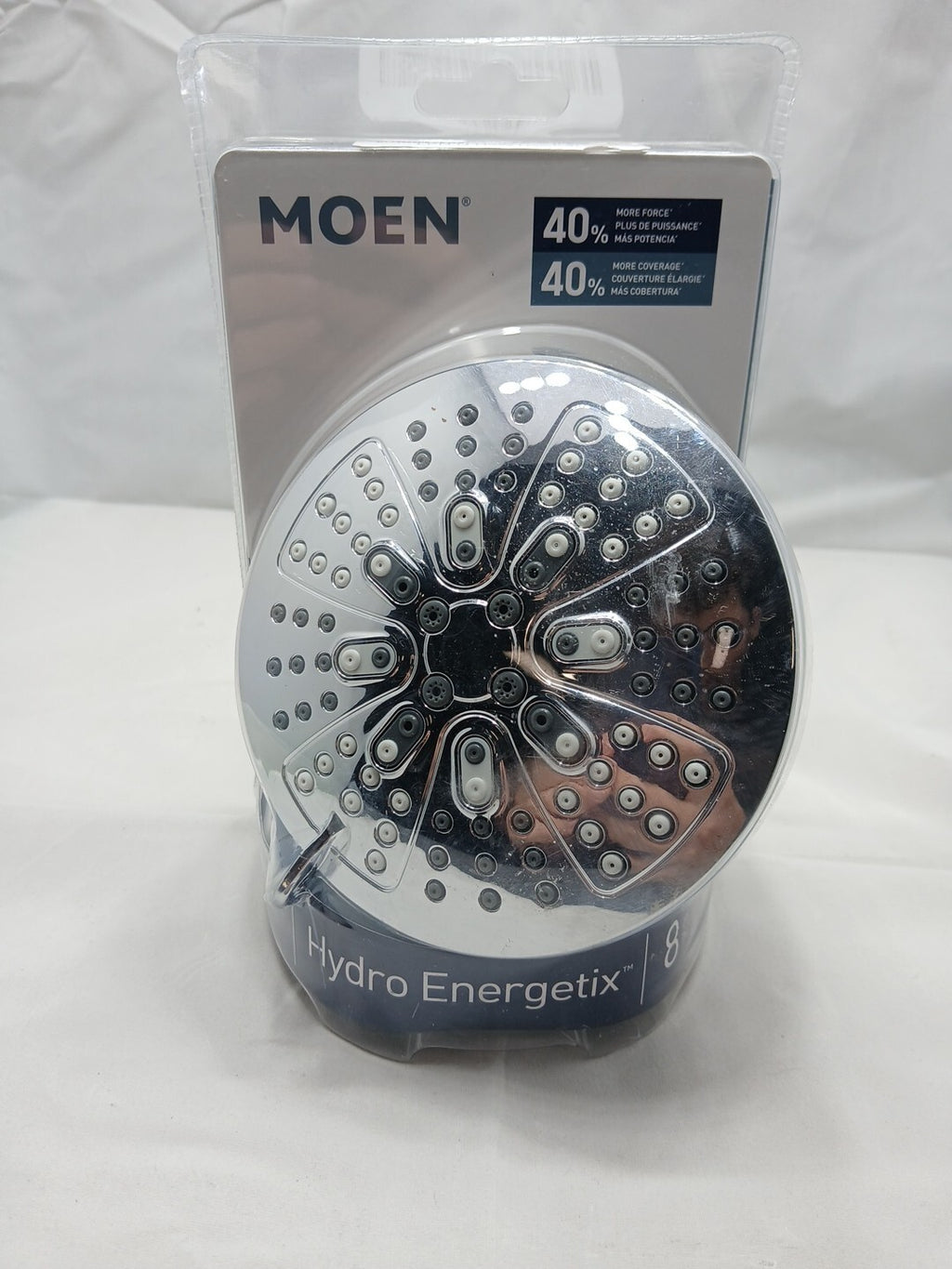 MOEN 200W0 Hydro Energetix 8-Spray 5" Showerhead 200W0 New