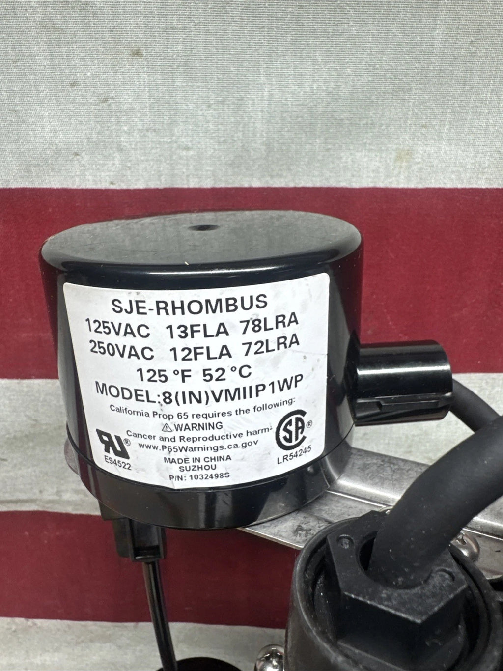Everbilt HDSP50V 1/2 HP Submersible Sump Pump Thermoplastic Vertical., Open Box.