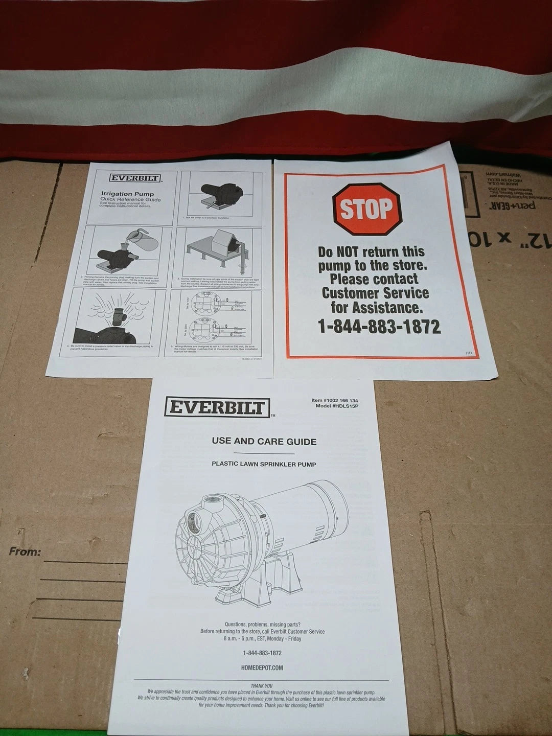Everbilt Lawn Irrigation Pump Plastic 1-1/2HP HDLS15P