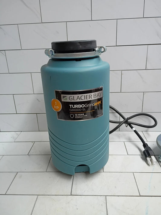 Glacier Bay GB1000 Turbo Grind 1/2hp Garbage Disposal Open Box