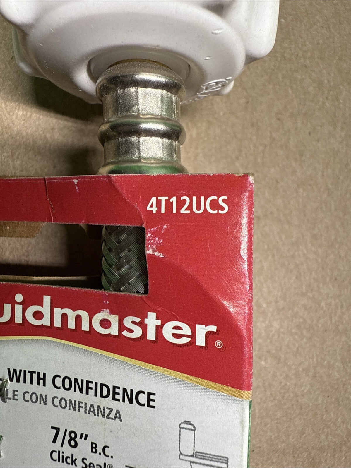 LOT OF 25 Fluidmaster Click Seal Universal Toilet Connector 12” 4T12UCS