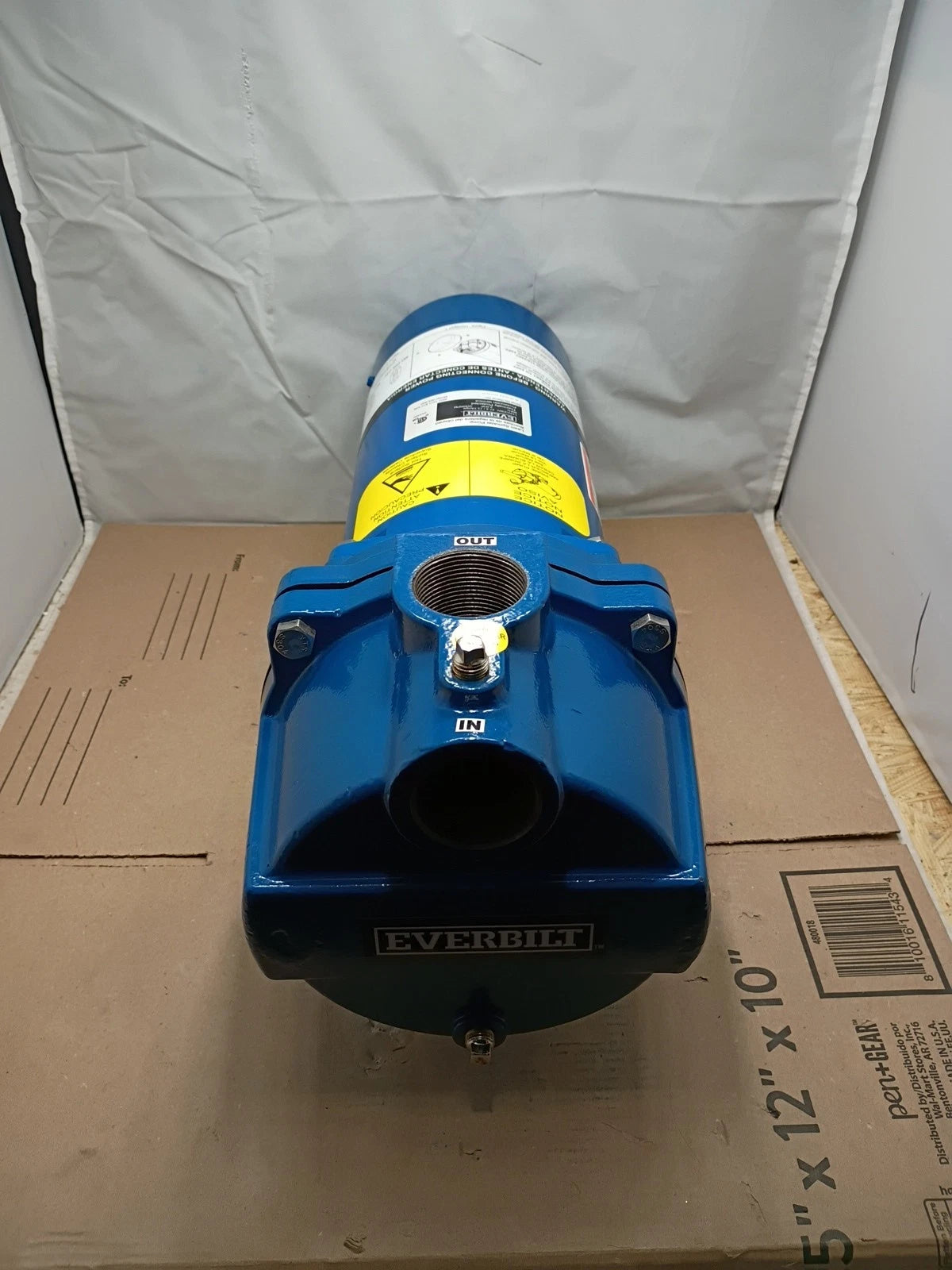 Everbilt Professional Irrigation Pump Cast Iron 2 HP Dual Voltage, HDLS20 NEW OB