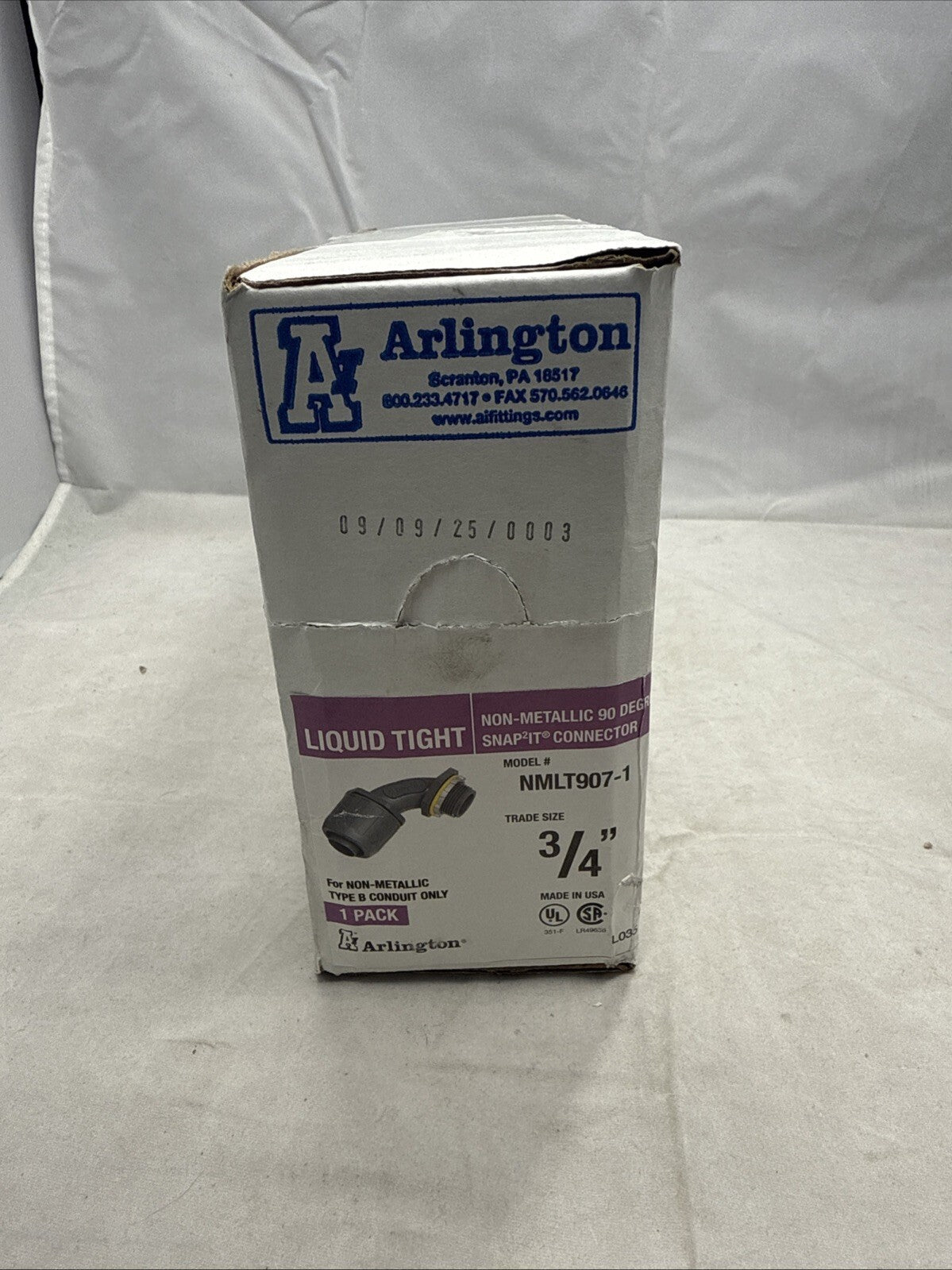 ARLINGTON INDUSTRIES NMLT907-1 / NMLT9071 NIP- box of 10