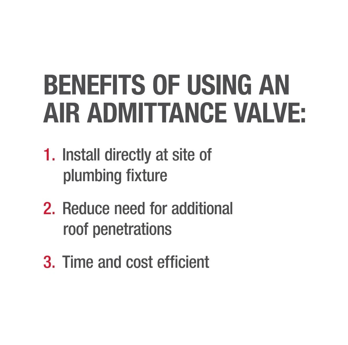 Oatey 39019 Sure-Vent 2-Inch ABS Adapter 1-1/2-Inch Air Admittance
