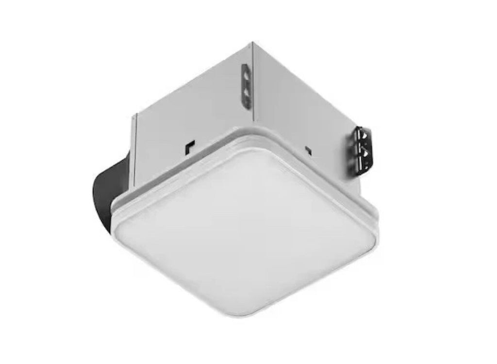 Commercial Electric 80/110 CFM Bathroom Exhaust Fan w/ Light Humidity Sensor