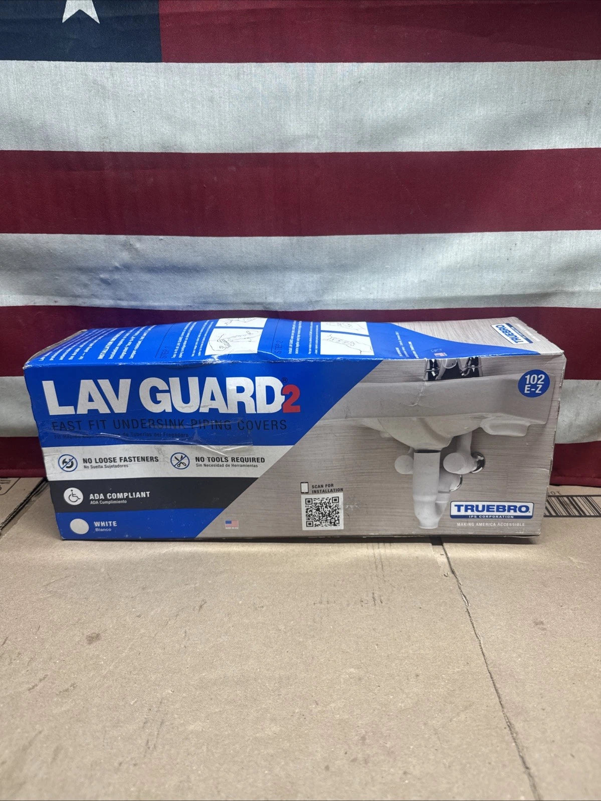 TrueBro Lav Guard2 102 E-Z Fast Fit Undersink Piping Covers USA Made