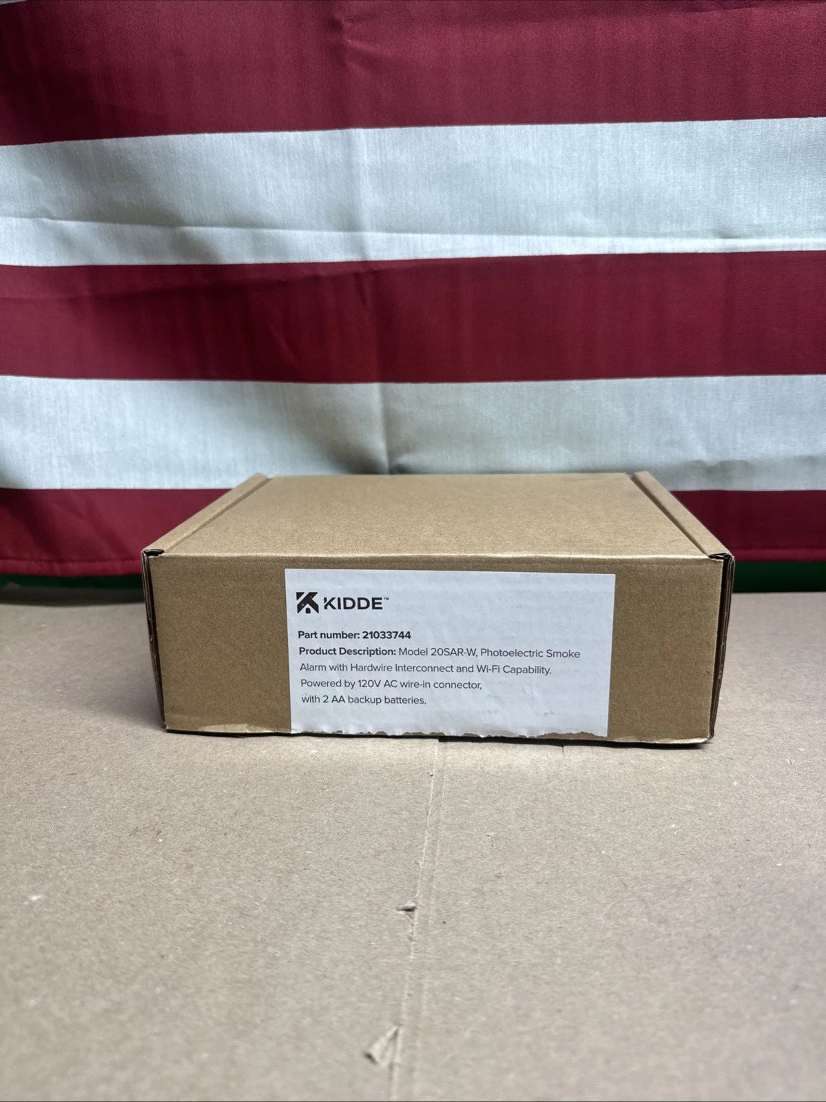 BRAND NEW Kidde Smart Smoke Alarm Detector WIRED Model 20SAR-W Wi-Fi
