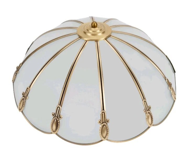 Gold Vintage Ceiling Light, 100-240v Glass Ceiling 4-light Pendant Lighting OB