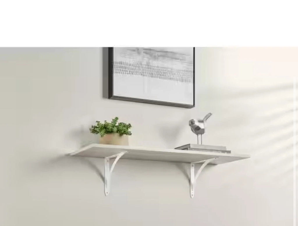 10-PACK Everbilt 10" White Cove Arch Decorative Shelf Brackets NEW