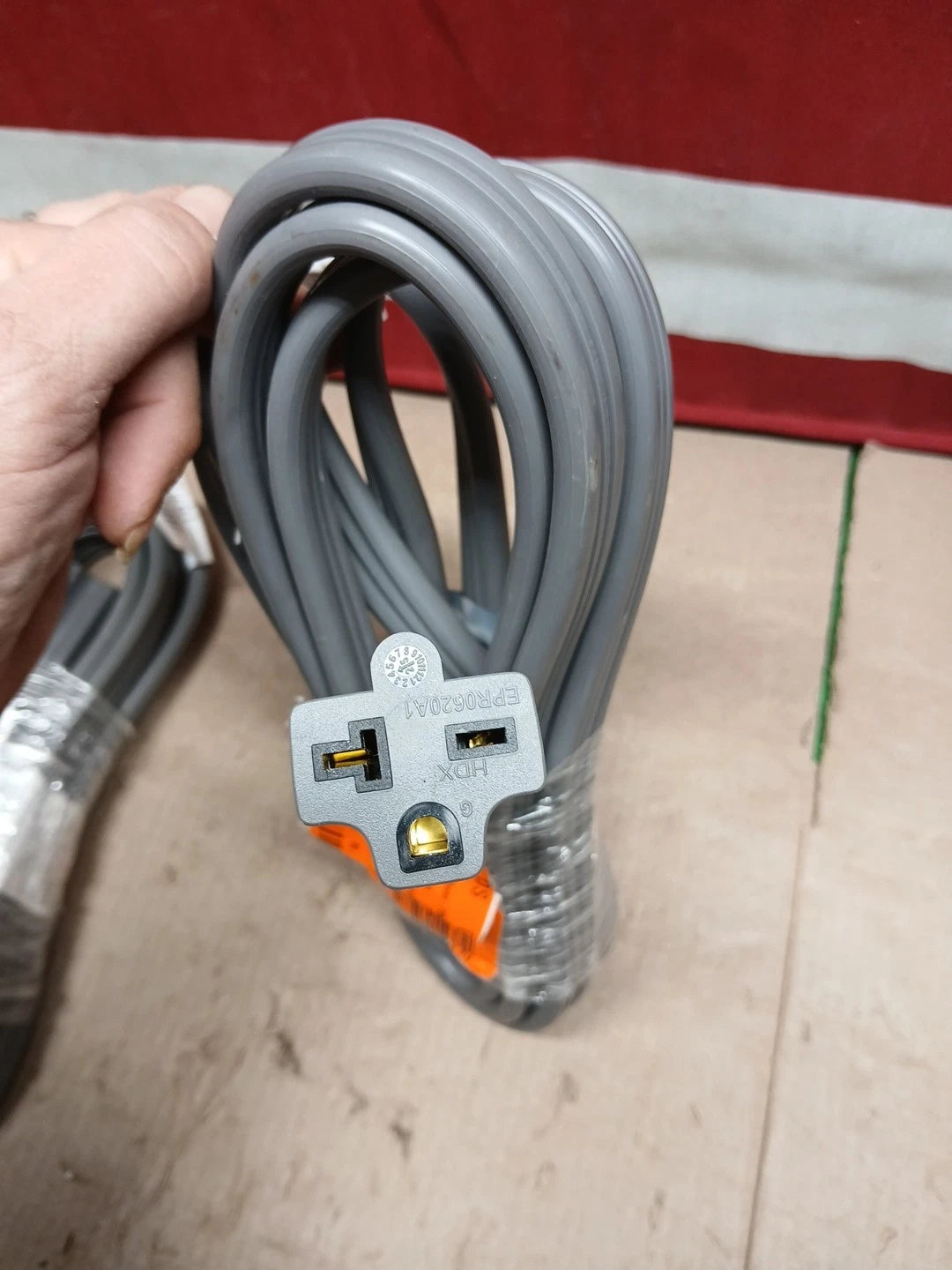 Pk of 2 HDX 9 ft. 12/3 20 Amp 250 Air Conditioner Extension Cord A/c 250v 9’ 12