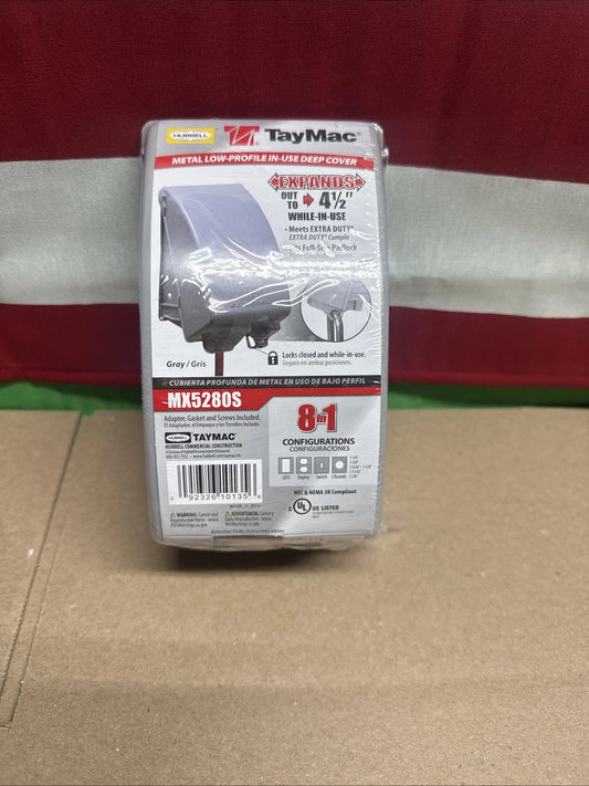 TayMac MX5280S Weatherproof Metallic Low Profile While-In-Use.
