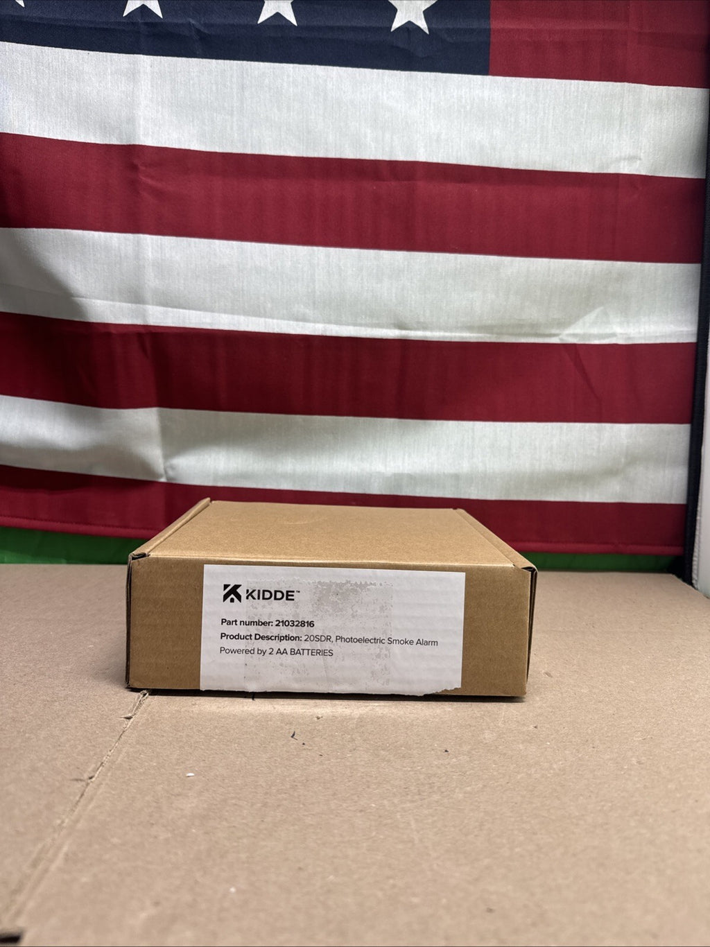 KIDDE 20SDR Photoelectric Smoke Alarm AA Battery Powered LED. Warning