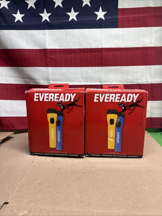 2PK Eveready LED Flashlight (16-Pack) Bright Reliable Flashlights